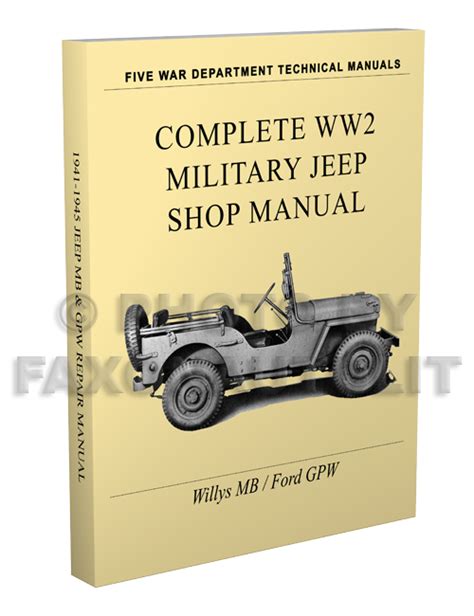 1941 1945 willys jeep mb ford gpw 6 to 12 volt conversion manual reprint military. - Textbook of logistics and supply chain management dk agrawal.