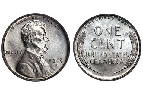 The most expensive 1943 steel penny is this 1943-D s