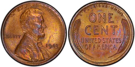 1943-D steel penny (Denver mint) — 217,660,000 minted 