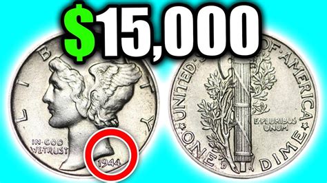I have been trying to find out information about 1944 Mercury dime errors, and haven't found out much of anything. There are no listings for 1944 Dime errors. Mint errors can occur on most any coin. Sometimes they may affect only one coin and sometimes it affect numerous coins (such as you die chip). A few special varieties, such as the 1955 .... 