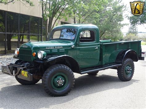 1946 dodge power wagon for sale craigslist. Green 1946 Dodge Power Wagon Pickup Truck powered by a 230 CID I6 engine with a 4 Speed Manual transmission (934-DET). Gateway Classic Cars has 3817 Classics For Sale in our 21 Indoor Showrooms Nationwide. ... 1946 Dodge Power Wagon For Sale - DET934. Pickup Truck 230 CID I6 4 Speed Manual. All Photos. YouTube Video The vehicle has … 
