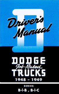 1948 1949 dodge truck owners manual with decal. - Probability and random processes for electrical engineering solution manual.