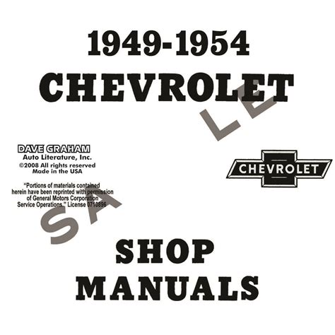 1949 1954 chevrolet chevy sercice repair manual 1949 1950 1951 1952 1953 1954. - How duty standby pump operation auto manual.