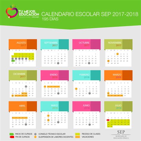 Read 195 Dias Calendario Escolar 2017 2018 Final 