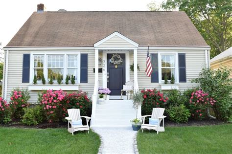 1950 Cape Cod Style Home Curb Appeal