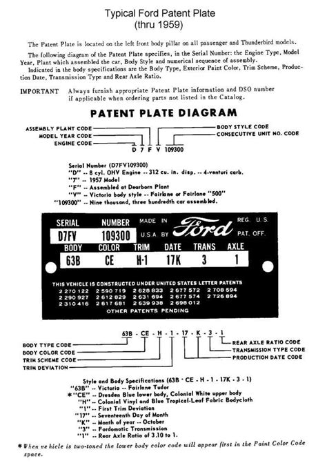 1950 Ford Serial Number Decoding radfasr