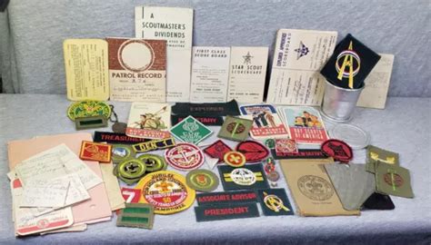 1950s Boy Scouts Of America Lot Patches Pin Books Pocket Knife …