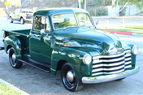 Check out these 17 used Chevrolet 3100 for sale in Pennsylvania. Explore detailed pricing information, notable features, and ratings on classiccarsbay.com ... $39,900 You are looking at a beautifully restored 1949 Chevrolet short bed truck with less than 15,000 miles since frame-off restoration. The Viper red looks fantastic as does the tan ....