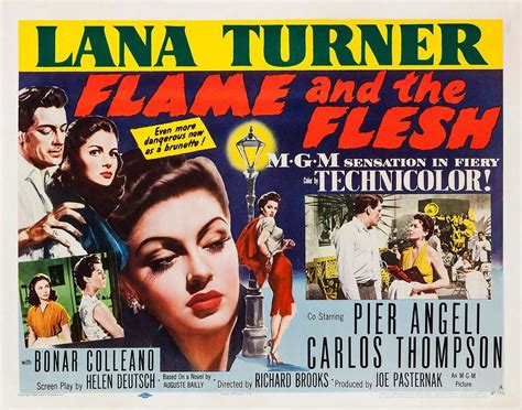 1954 Flame And Flesh Lana Turner Pier Angeli Carlos …