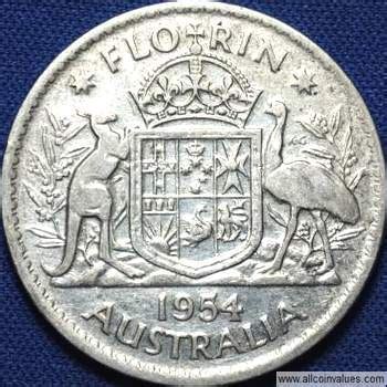 1954 florin australia value. .  ...