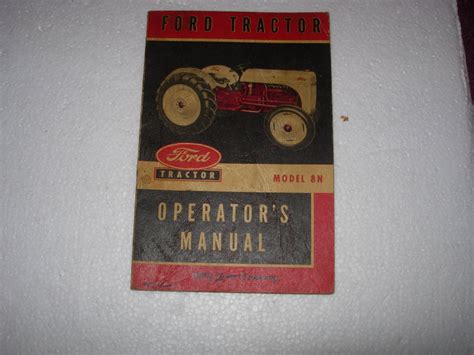 1954 ford 8n tractor operators manual. - The tibetan art of living wise body mind life.
