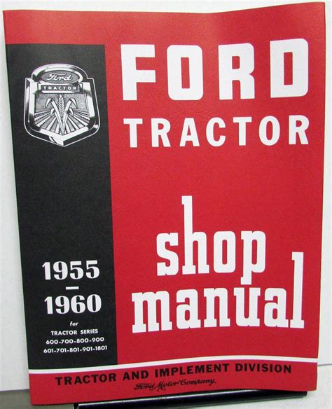 1955 1960 ford tractor series 600 700 800 900 1801 service manual. - Audi q7 30 tdi service handbuch.