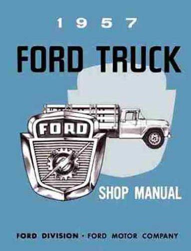1957 ford pickup truck fabbrica officina riparazioni manuale di servizio f100 f250 f350 f500. - Pioneer super tuner iii d manual clock.