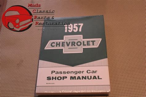 Read 1957 Chevrolet Passenger Car Shop Manual Pdf Download 