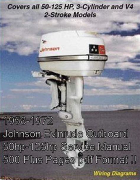 1958 1972 johnson evinrude outboard 50hp 125hp service repair manual. - Wesele w brighton beach i inne opowiadania.