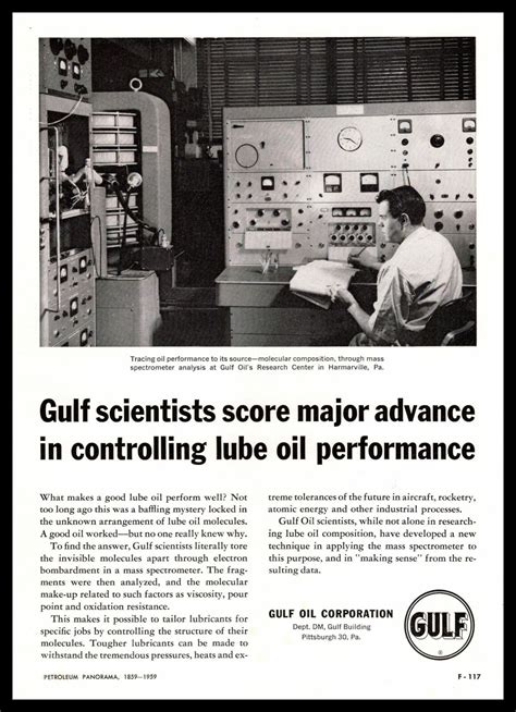 1959 Gulf Oil Research Center Photo Harmarville Pennsylvania