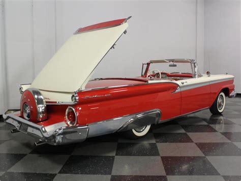 Air Conditioning. $404. Ford made 12,915 Galaxie Skyliner cars – the lowest in the Skyliner’s 3 year run. The base price would have been $3,346. This 1959 Retractable is currently for sale on eBay. The retractable has a hardtop that retracts into the trunk using fascinating top mechanism. It draws a crowd whenever the top is put down.. 