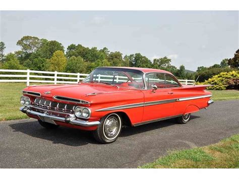 1959 impala for sale. Check out our new listings and upcoming auctions by subscribing to our newsletter. Subscribe. 1959 Chevrolet GT in Spalding, United Kingdom - For Sale | Car & Classic, £39,500 These do not come up for sale very often. This is the most desirable year with the big fins and cat... 