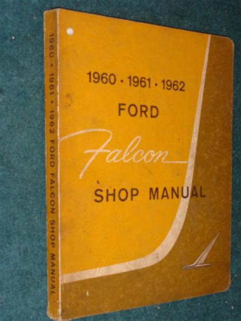 1960 1961 1962 ford falcon shop manual. - Oprogramowanie maszyn cyfrowych do sterowania procesów przemysłowych.