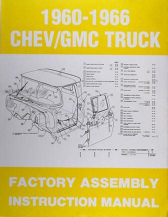 1960 1966 chevy chevrolet gmc truck assembly manual with decal. - Das monvment von adamklissi, tropaevm traiana.