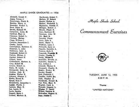 1960 Hamilton High NJ Grads Programs Programs Programs