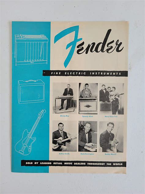 1960s Fender Amp Catalog Images