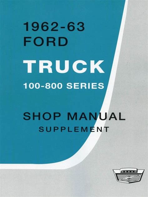 1961 1963 ford truck 100 800 series shop manual. - Ludwig van beethoven, seine schüler und interpreten..