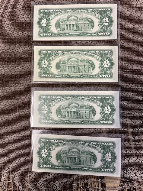 1963 A Set Off 10 Consecutive $2 Dollar Bill Red Seal eBay