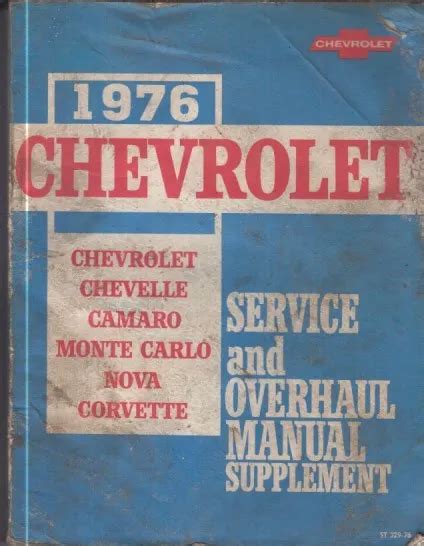 1963 manuale di servizio della fabbrica di corvette. - World literature instructors manual by donna rosenberg.