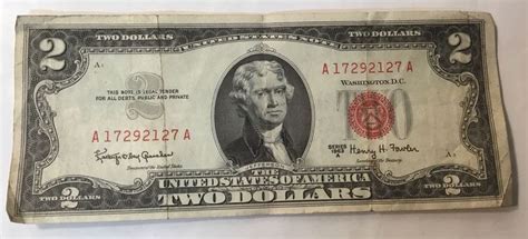 Image: Front of a 1963 $2 bill featuring the red seal. (Source: National Numismatic Collection at the Smithsonian Institution) ... Data: Production numbers for 1963 and 1963A $2 bills by Federal Reserve district. (Source: Bart, 2005) Notice how the 1963A series had a much smaller print run, making those notes more scarce today. Additionally ...