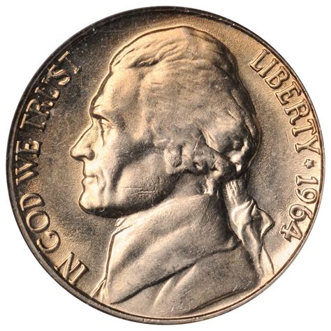 The approximate value of the 1964 Nickel coin in the market today is five cents. However, its worth may vary depending on the condition and mint errors. High-grade coins with full steps (coins that tick all five grading steps) may bring profits from $20 to $15,000 or more.. 