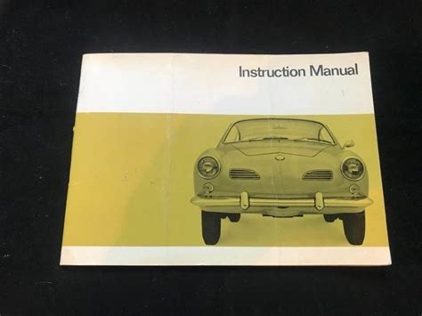 1965 1966 vw volkswagen karmann ghia owners manual. - Munch the tale of an oral sex addict.