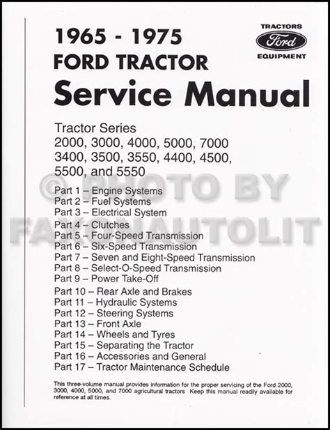 1965 75 ford tractor 3000 service manual. - Histoire naturelle, générale et particuliére, avec la description du cabinet du roi.