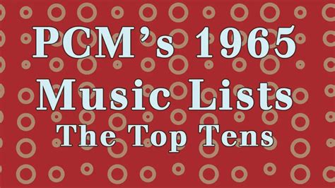 1965 Top Ten Music Charts - Pop Culture History Facts Trivia