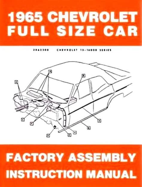 1965 chevrolet assembly manual biscayne bel air impala ss and wagons chevy 65 with decal. - 18 hp kohler engine service manual.