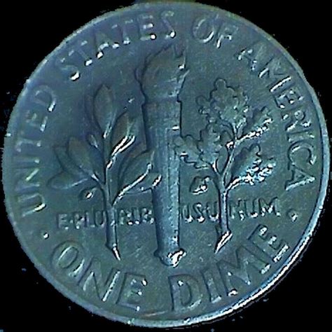 The 1967 Dime with no mint mark was issued at the Philadelphia min