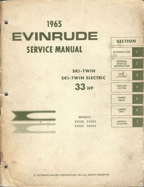 1965 evinrude 40 big twin repair manual. - 1989 terry travel trailer owners manual.