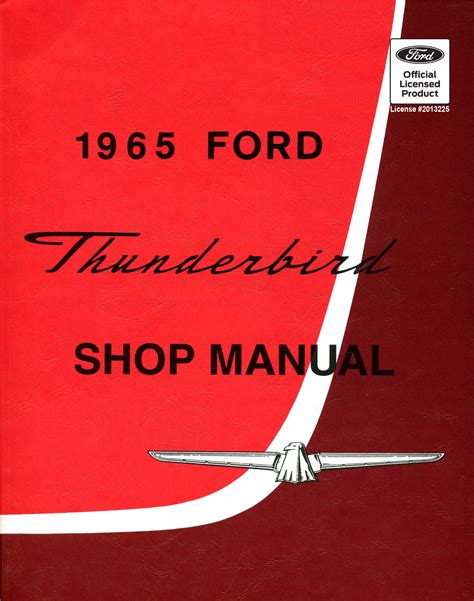 1965 ford thunderbird manual de taller. - Le gone du chaaba french edition.