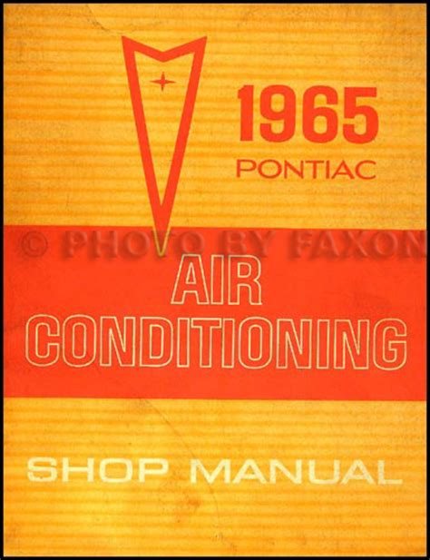 1965 pontiac air conditioning repair shop manual reprint. - Sea doo utopia 2001 2002 service repair manual.