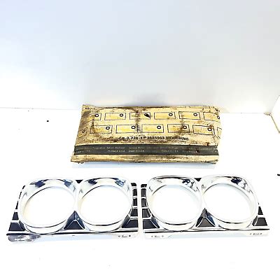 1967 Chevy Impala Biscayne Bel Air Caprice Headlight Bezels