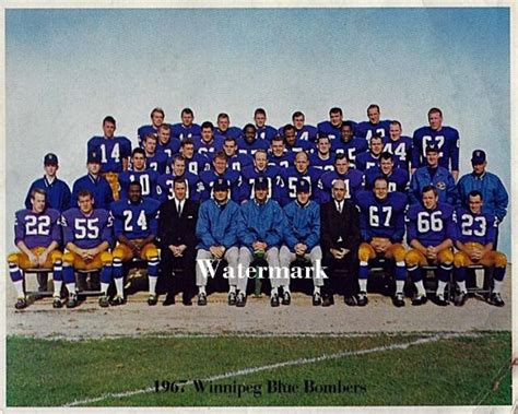 1967 Winnipeg Blue Bombers football Roster on StatsCrew.com