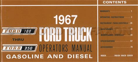 1967 ford f100 manual de taller. - Manual de reparos ford ranger 2010.