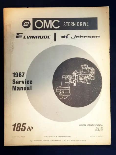 1967 omc stern drive 185 hp evinrude johnson service repair manual stained. - Vita del beato beltrando, patriarca d'aquileia.