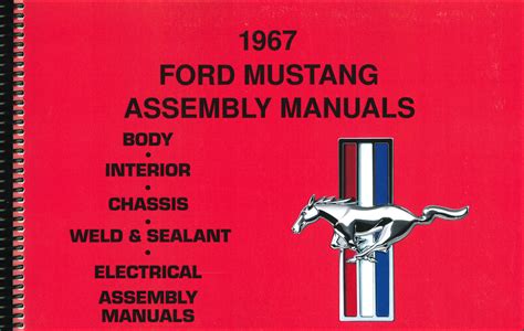 Read Online 1967 Ford Mustang Repair Manual 