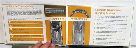 Read 1967 Pontiac Owners Instruction Operating Manual Users Guide Covers Gto Tempest Safari Lemans Custom Catalina Star Chief Bonneville Executive And Grand Prix 67 