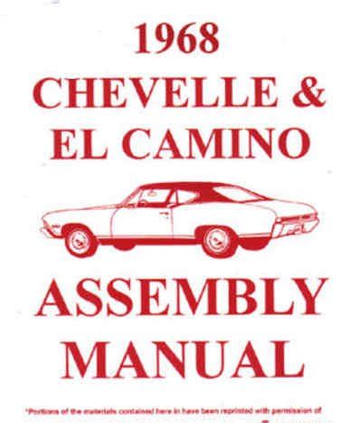 1968 chevelle ss convertible factory assembly manuals. - Pioneer sx 950 manuale di servizio.