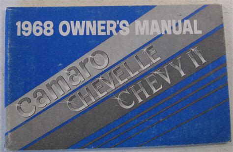 1968 chevrolet chevelle camaro owners manual. - Collecting qualitative data a field manual for applied research.