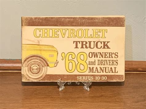 1968 chevrolet series 10 30 truck owners manual. - Jeep cherokee xj manual transmission for sale.