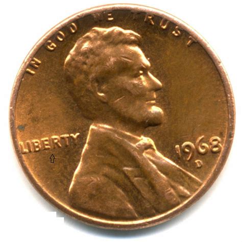 Sep 12, 2023 · 1968 Penny Errors. You will be lucky to own a 19