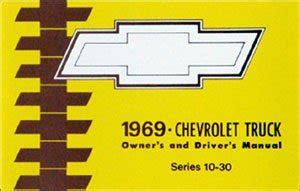 1969 chevrolet truck owners manual chevy 69 with decal. - Honda fourtrax 350 1986 to 1989 repair manual.